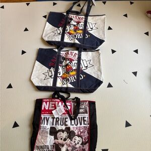 Disney Red and Black Interior Tote Bag